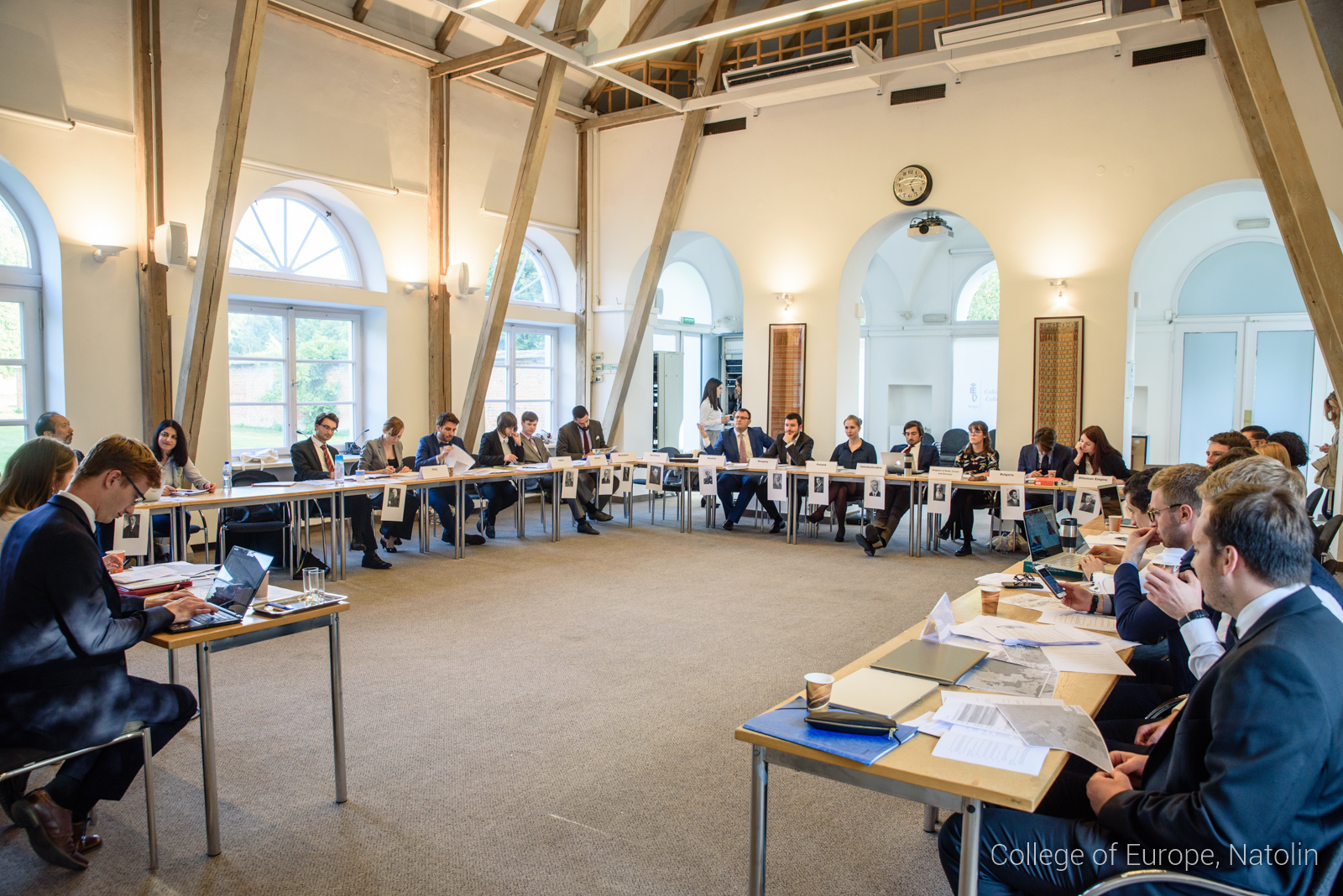 Photo of the Paris Peace Conference simulation game