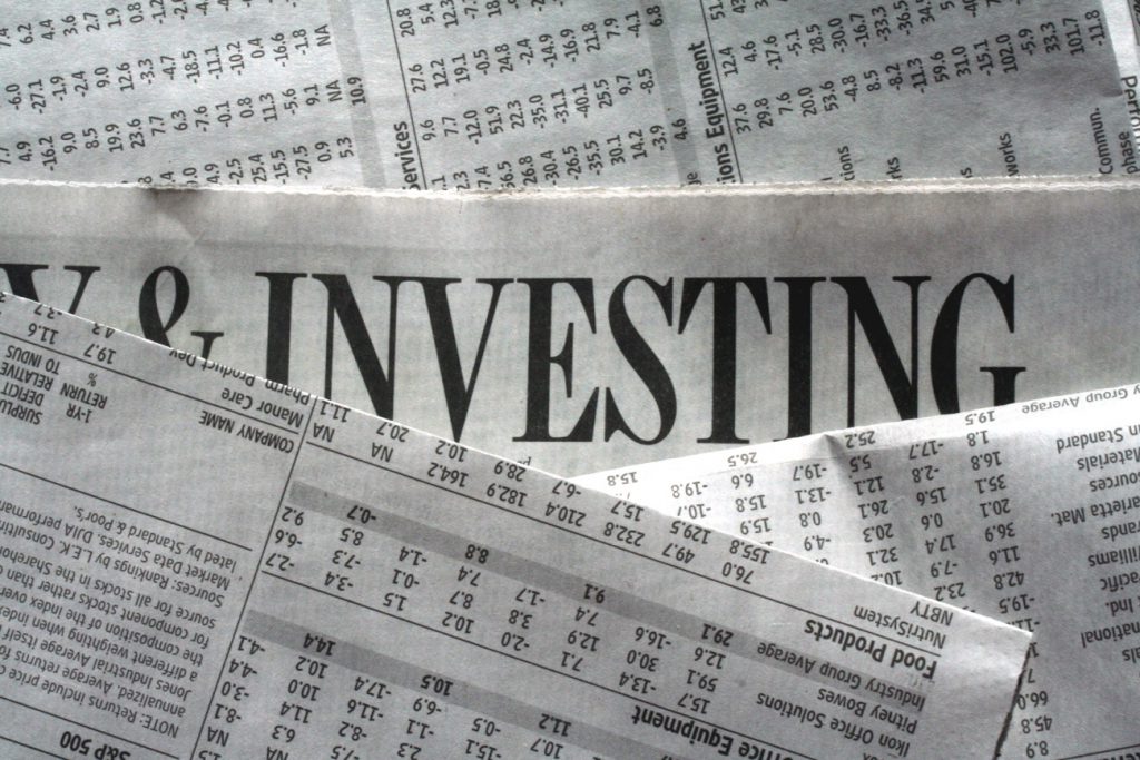 Stock image - investing